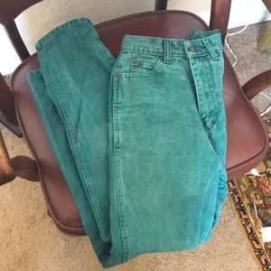 Vintage Jordache Green Jeans